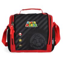 Lancheira Térmica Escolar Juvenil Super Mario Bros VERMELHO