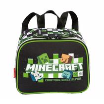 Lancheira Termica Escolar Menino Bolsa Merendeira Minecraft
