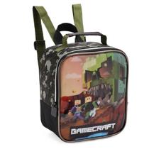 Lancheira Termica Escolar Menino Infantil Minecraft Denlex Lancheira Termica Escolar Menino Infantil Minecraft Denlex