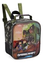 Lancheira Termica Escolar Menino Infantil Minecraft Denlex Lancheira Termica Escolar Menino Infantil Minecraft Denlex