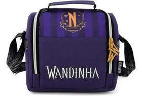 Lancheira Térmica Escolar Wandinha Addams Luxcel - Roxo 5L