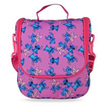 Lancheira Térmica Frasqueira Infantil Stitch Rosa - SM Lancheira Térmica Frasqueira Infantil Stitch Rosa - SM