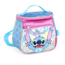 Lancheira Térmica Holográfica STITCH Roxo Luxcel LA42413SC
