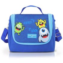 Lancheira Térmica Infantil Amiguinhos Jacki Design 4.752 Ml Monstro Azul Lancheira Térmica Infantil Amiguinhos Jacki Design 4.752 Ml Monstro Azul