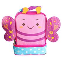 Lancheira Térmica Infantil com Alça Borboleta - Roxo