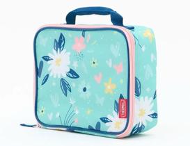Lancheira Térmica infantil com alça Thermos Jardim Flores