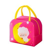 Lancheira Térmica Infantil Com Desenho Animado, Bolsa De Mão Tipo Bento, Bolsa Térmica De Almoço Com