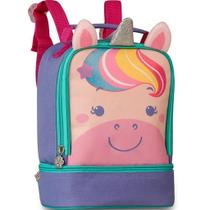 Lancheira Térmica Infantil Escolar Antivazamento Unicórnio Criança Menina Clio Pets