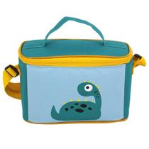 Lancheira Térmica Infantil Escolar Dinossauro Menino DLui Limpa Fácil 4,8L