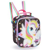 Lancheira Termica Infantil Escolar Menina Unicórnio Star 3D Denlex