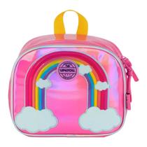 Lancheira Térmica Infantil Luxcel UP4YOU Arco-íris Holográfico