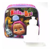 Lancheira Térmica Infantil Masha E O Urso C/ Potinhos F4 Lancheira Térmica Infantil Masha E O Urso C/ Potinhos F4
