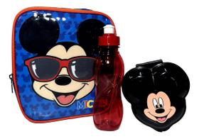 Lancheira Térmica Infantil Mickey Mouse Original Disney Azul Lancheira Térmica Infantil Mickey Mouse Original Disney Azul