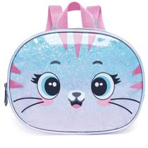 Lancheira Térmica Infantil Pack Me Cat Glitter Lilás