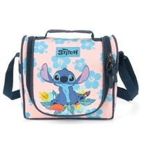 Lancheira Térmica Infantil Stitch Disney Rosa Original