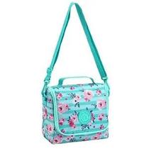 Lancheira Térmica Infantil Verde Água Fun Packs Estampa Florida Lancheira Térmica Infantil Verde Água Fun Packs Estampa Florida