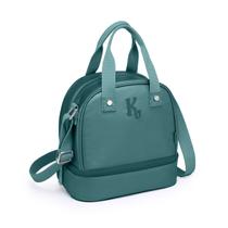 Lancheira Térmica Kika Tactel Metalizada C/2 Compartimentos