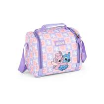 Lancheira Térmica Lilás Escolar Stitch Disney Classic Luxcel