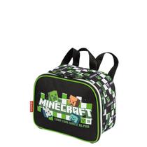 Lancheira Térmica Minecraft Crepper Infantil Escolar Lancheira Térmica Minecraft Crepper Infantil Escolar