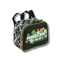Lancheira Térmica Minecraft Crepper Infantil Escolar Lancheira Térmica Minecraft Crepper Infantil Escolar