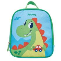 Lancheira Térmica Mini Dino Baby Azul Original em Tecido Crinkle