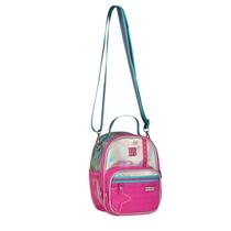 Lancheira Térmica Oficial Rebecca Bonbon Holográfica Pink