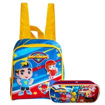 Lancheira Térmica Os Aventureiros + Estojo Duplo Luccas Neto Lancheira Térmica Os Aventureiros + Estojo Duplo Luccas Neto