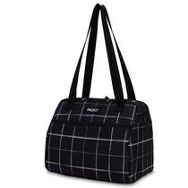 Lancheira Térmica PackIt Freezable Hampton - Preto com Detalhes em Grid Lancheira Térmica PackIt Freezable Hampton - Preto com Detalhes em Grid