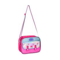 Lancheira Térmica Peppa Pig C/ Estampa Holográfica e Alça Transversal Desenho Infantil Ideal Para Escola/ Passeio - Clio Lancheira Térmica Peppa Pig C/ Estampa Holográfica e Alça Transversal Desenho Infantil Ideal Para Escola/ Passeio - Clio