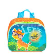 Lancheira Térmica Pequena Sestini M Girafa Tipo Mochila 2 em 1 Reforçada Escolar Infantil