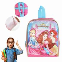 Lancheira Térmica Princesas Mágicas Rosa Reforçada Escola Lancheira Térmica Princesas Mágicas Rosa Reforçada Escola