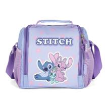 Lancheira Térmica Stitch e Angel Roxo Luxcel LA50093SC Lançamento 2026