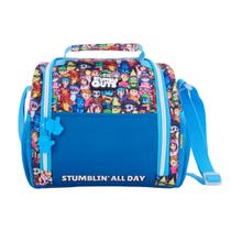 Lancheira Térmica Stumble Guys Escolar Juvenil Meninos Game Cor:Azul
