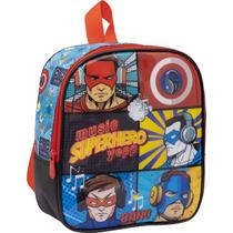 Lancheira Térmica Superhero - MIM6335-L - Yepp - AZUL/VERMELHO