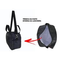 Lancheira Térmica Transversal Para Escola Trabalho Viagem - Breeza Store