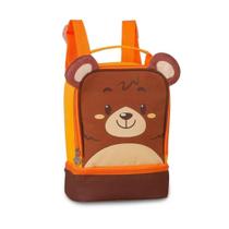 Lancheira Térmica Urso Ursinho Pets Escolar/Passeio Infantil C/ 2 Bolsos Térmicos Resistente - Clio Lancheira Térmica Urso Ursinho Pets Escolar/Passeio Infantil C/ 2 Bolsos Térmicos Resistente - Clio