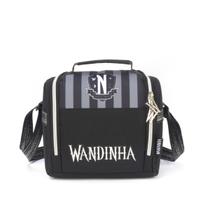 Lancheira Térmica Wandinha Juvenil Escolar Família Addams