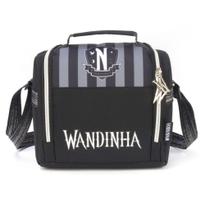 Lancheira Termica Wandinha Preta Com Alca