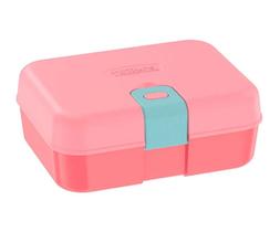 Lancheira Thermos com 8 peças BPA Free Bento Box Coral