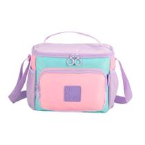 LANCHEIRA UP4YOU ROSA, LILÁS E VERDE Roxo LANCHEIRA UP4YOU ROSA, LILÁS E VERDE Roxo