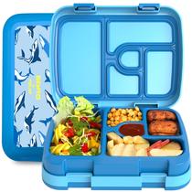 Lancheira YOLAY Bento Box para crianças, à prova de vazamentos, com 5 compartimentos