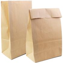 Lancheiras de papel Badenbach 12 libras marrons, pacote com 50, 12,5 x 18 x 10 cm