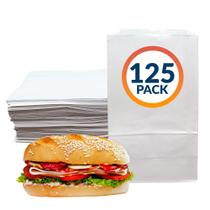 Lancheiras Reli. Pacote 125 de papel branco 2,7 kg 6x8x28cm