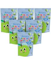 Lanches de frutas Amara Organic Fruit Bites Apple Kale, pacote com 6