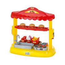 Lanchonete Fast Food Infantil Mini Burguers Brinquedo - MAGIC TOYS