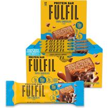 Lanchonetes proteicas com sabor triplo de chocolate 15 g 12 quilates