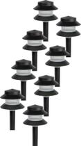 Landscape Pathway Lights GreenLighting Paradise, pacote com 8 unidades de baixa tensão Landscape Pathway Lights GreenLighting Paradise, pacote com 8 unidades de baixa tensão