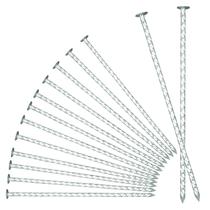 Landscape Spikes JPOIP 8 Heavy Duty Spiral Galvanizado (pacote com 100)