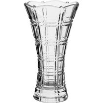 LANNA VASO DECORATIVO ENFEITE CASA 23x13x13cm VIDRO TRANSPARENTE