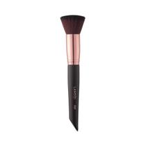 Lanossi Beauty & Care Pincel Kabuki Reto Cor Rose E Preto